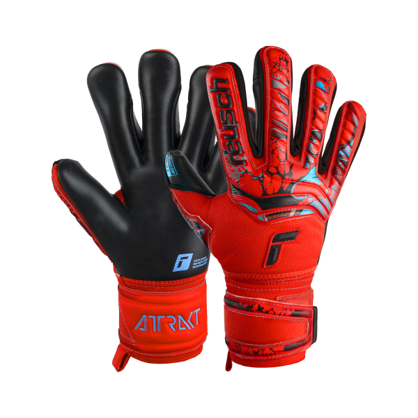 Reusch Attrakt Gold X Finger Support Junior 5372950 3333 schwarz rot 1